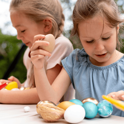 Easter Holiday Club - Small Text And Image